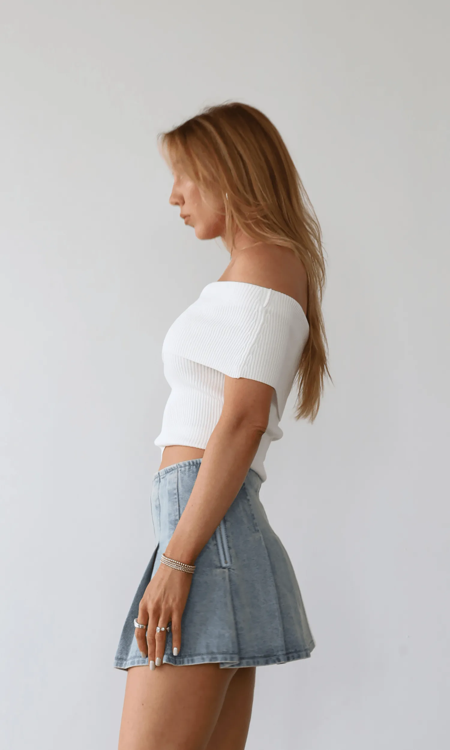 She's Spoiled Crop Top - FINAL SALE