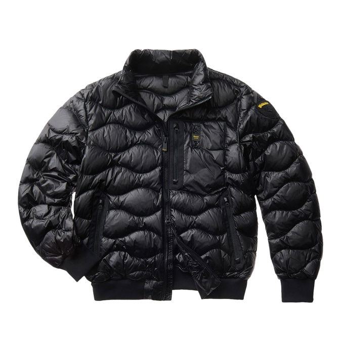 SHORT BOMBER Man Black 