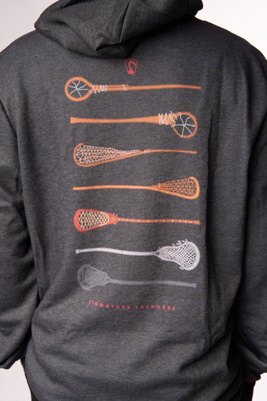 Signature Lax History Hoodie - Gray