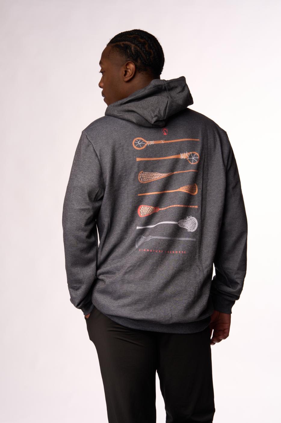 Signature Lax History Hoodie - Gray