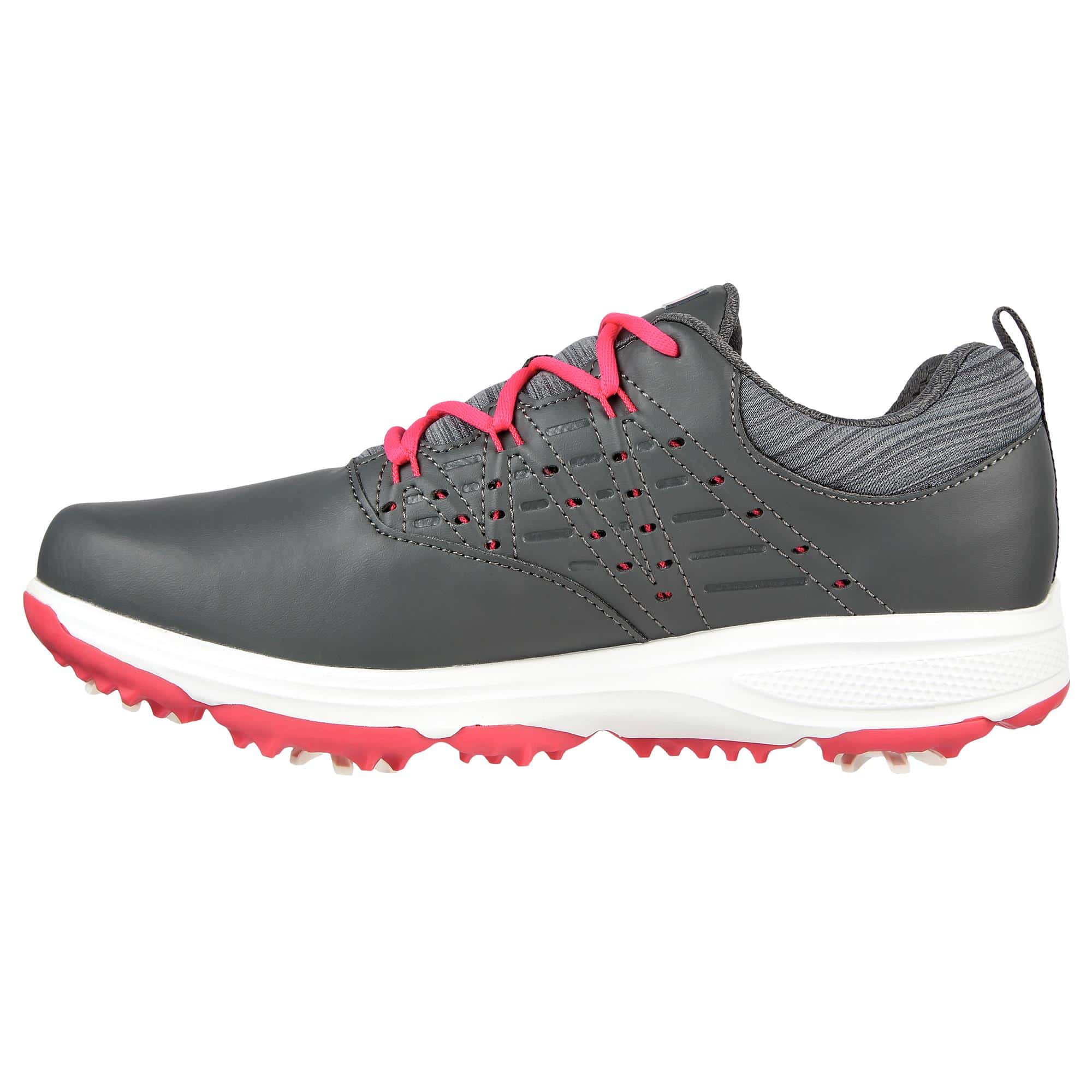 Skechers Go Golf Pro 2 Ladies Golf Shoes Charcoal/Pink