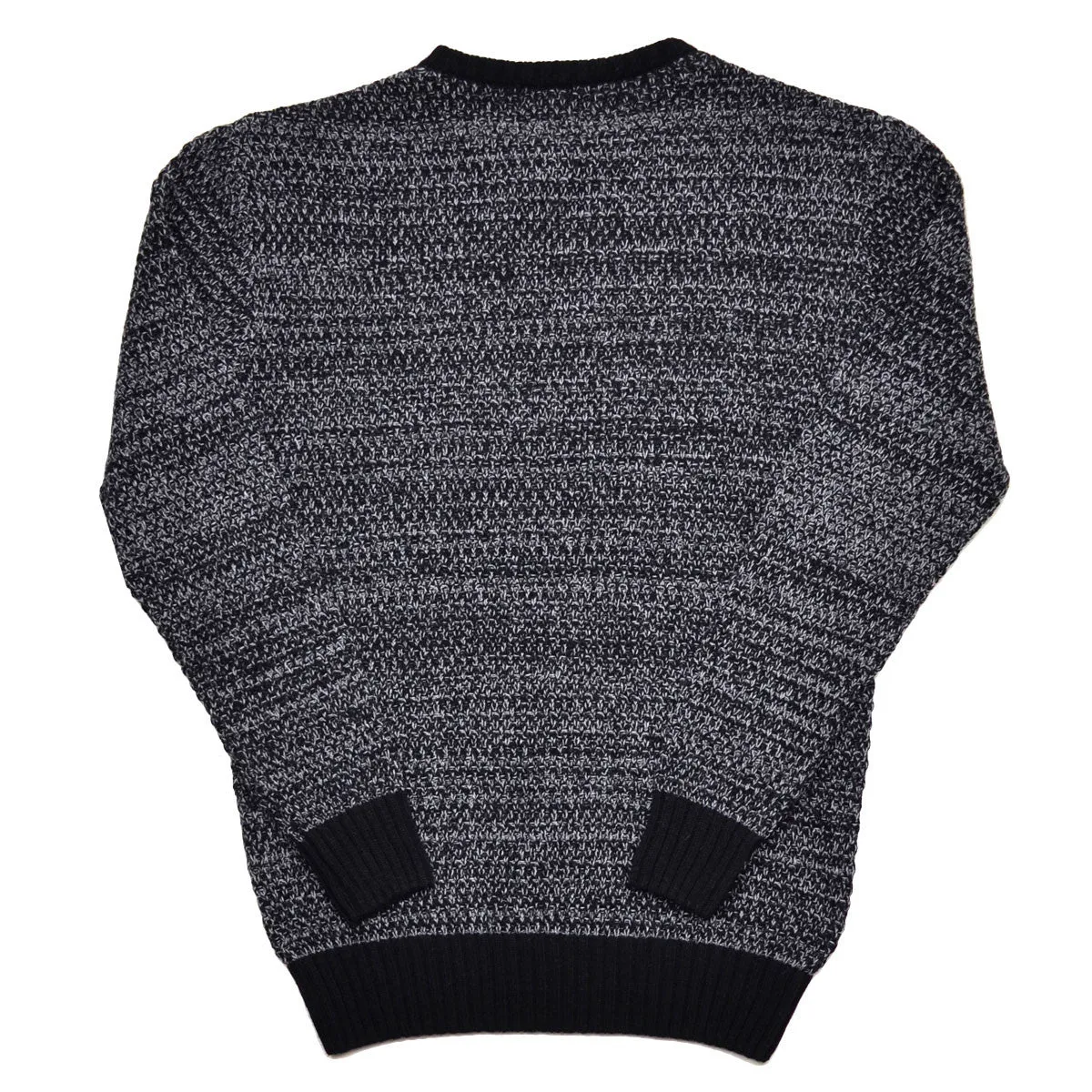 Soulland - Ricketts Honeycomb Sweater - Black / Grey