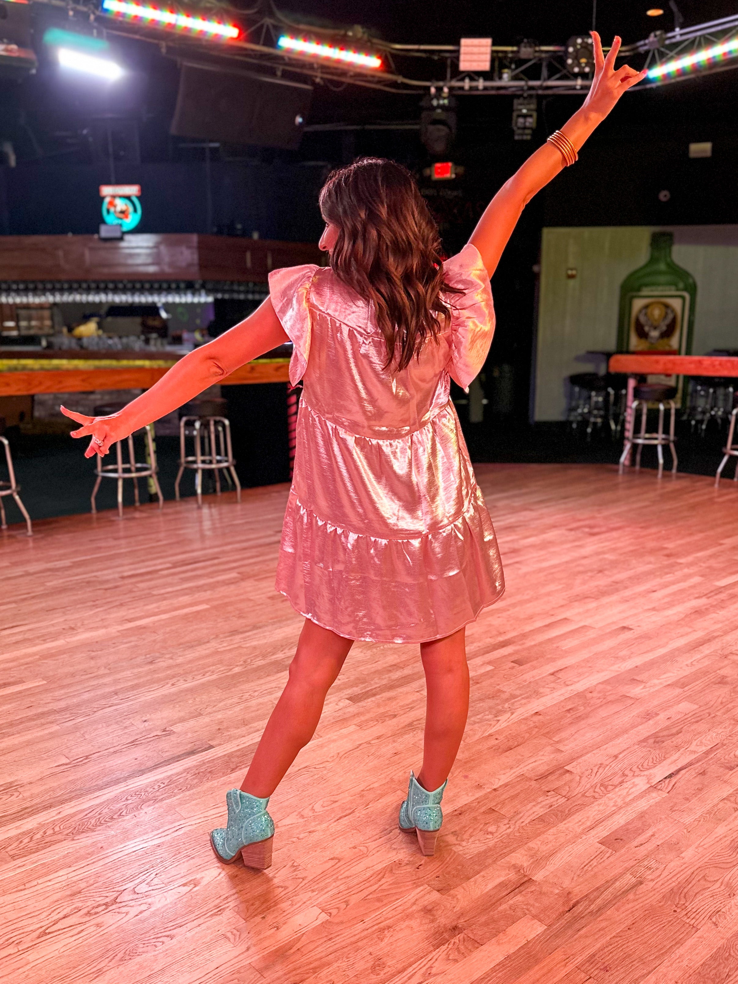 These Boots Sequin Dress