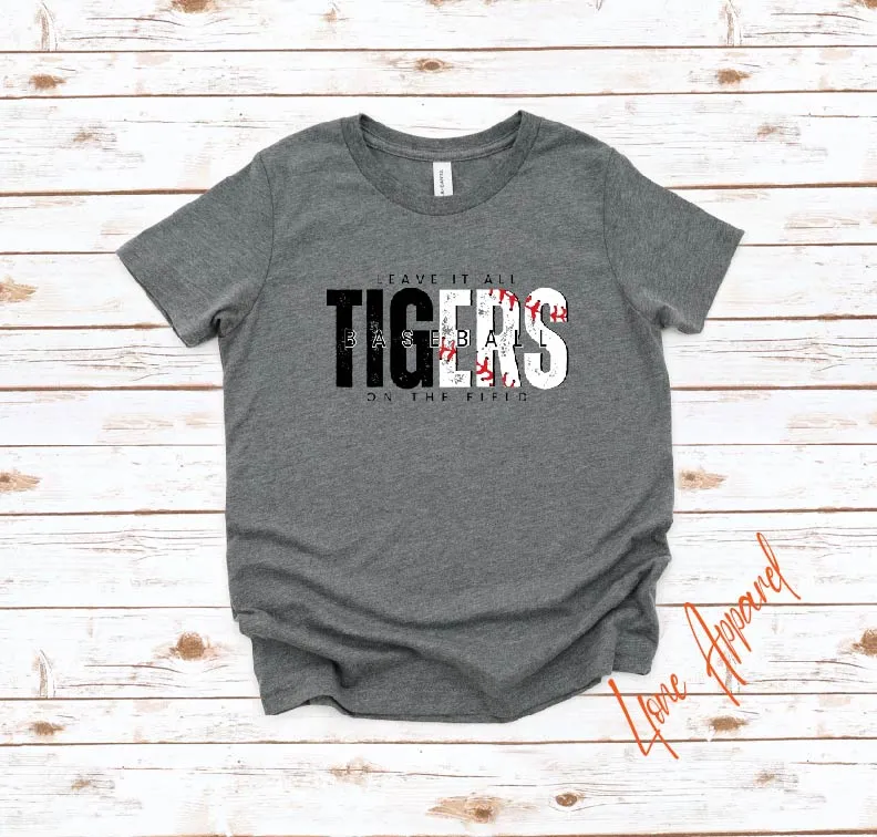 Tigers Baseball Stitches Apparel