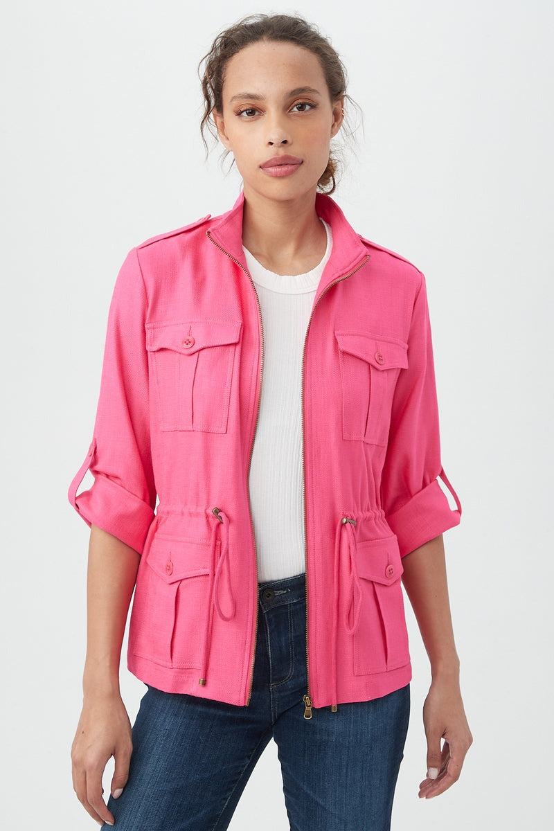 Trina Turk Bouyant Jacket in Pink Paradise