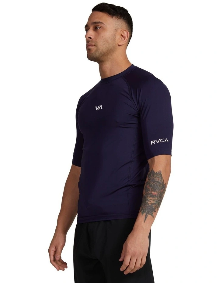 VA Short Sleeve Rashguard in Navy