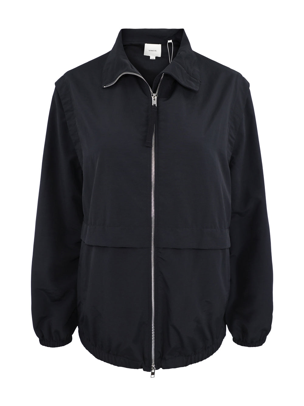 Vince Nylon Track Jacket in Coastal