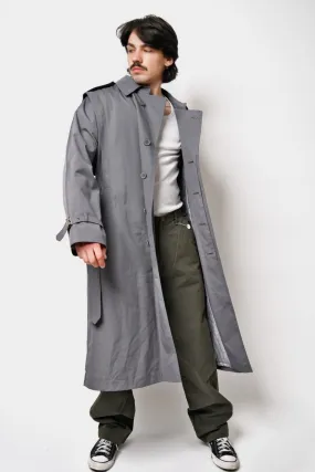 Vintage detective trench coat grey