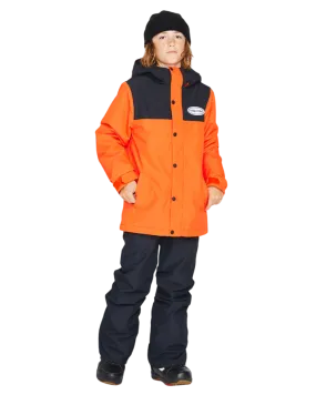 Volcom Stone.91 Ins Kids Jacket - Orange Shock - 2023