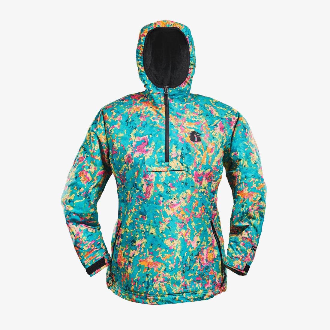 Waterproof 1/2 Zip Bog Hoodie | Women's - 7 Burst