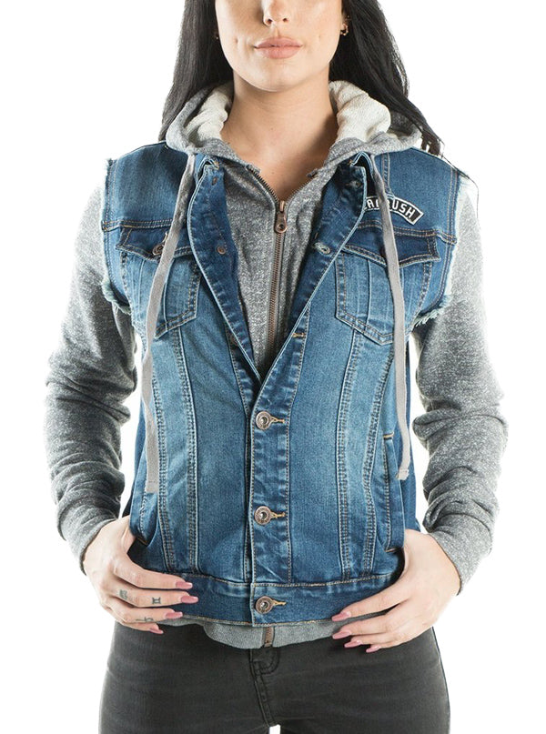 Women's Boudica Fleece Jacket (Denim)