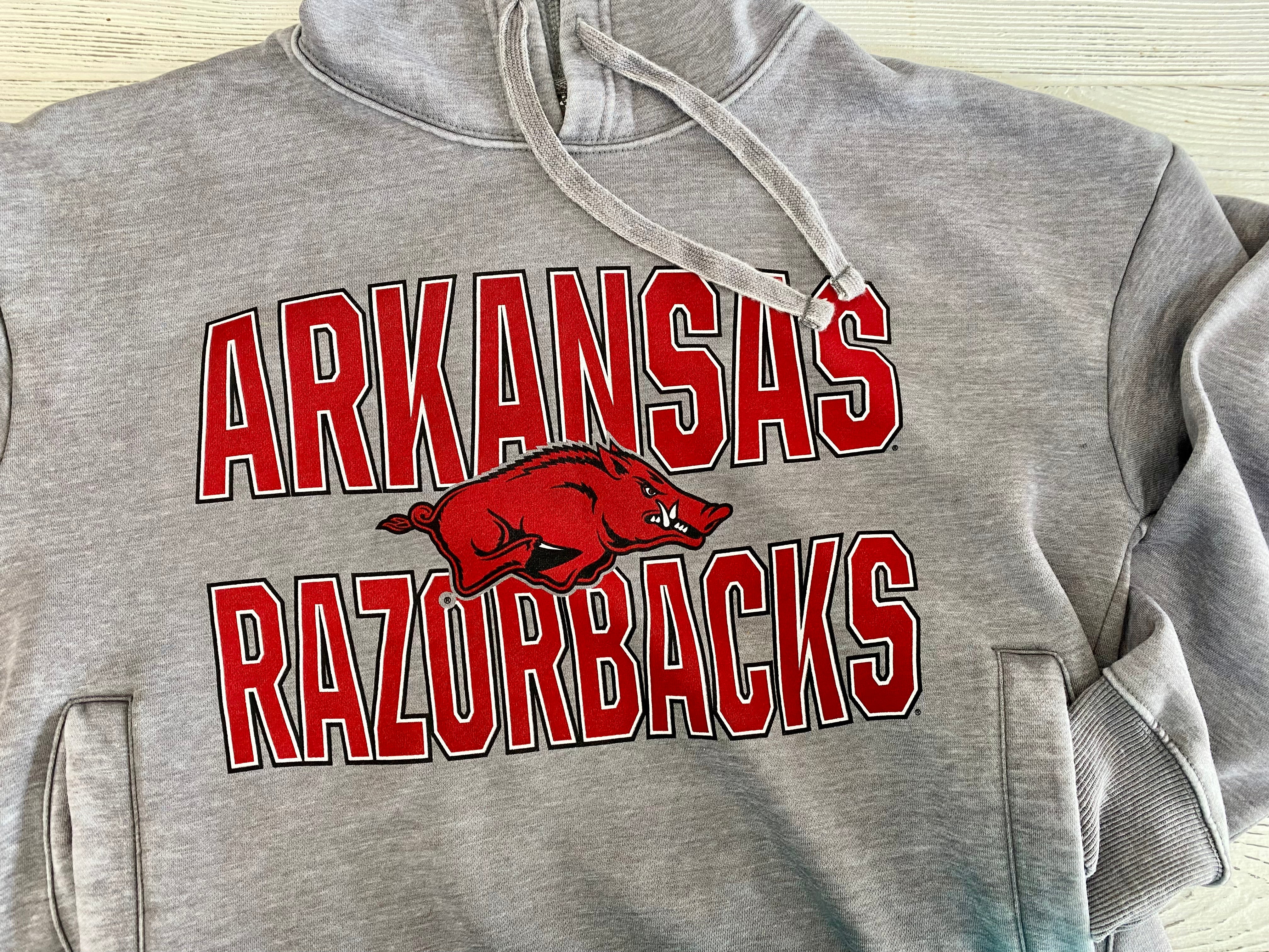 Woo Pig Side Split Arkansas Razorbacks Hoodie