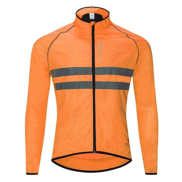 WOSAWE Windproof Cycling Jackets Hooded Men Riding Waterproof Cycle Clothing