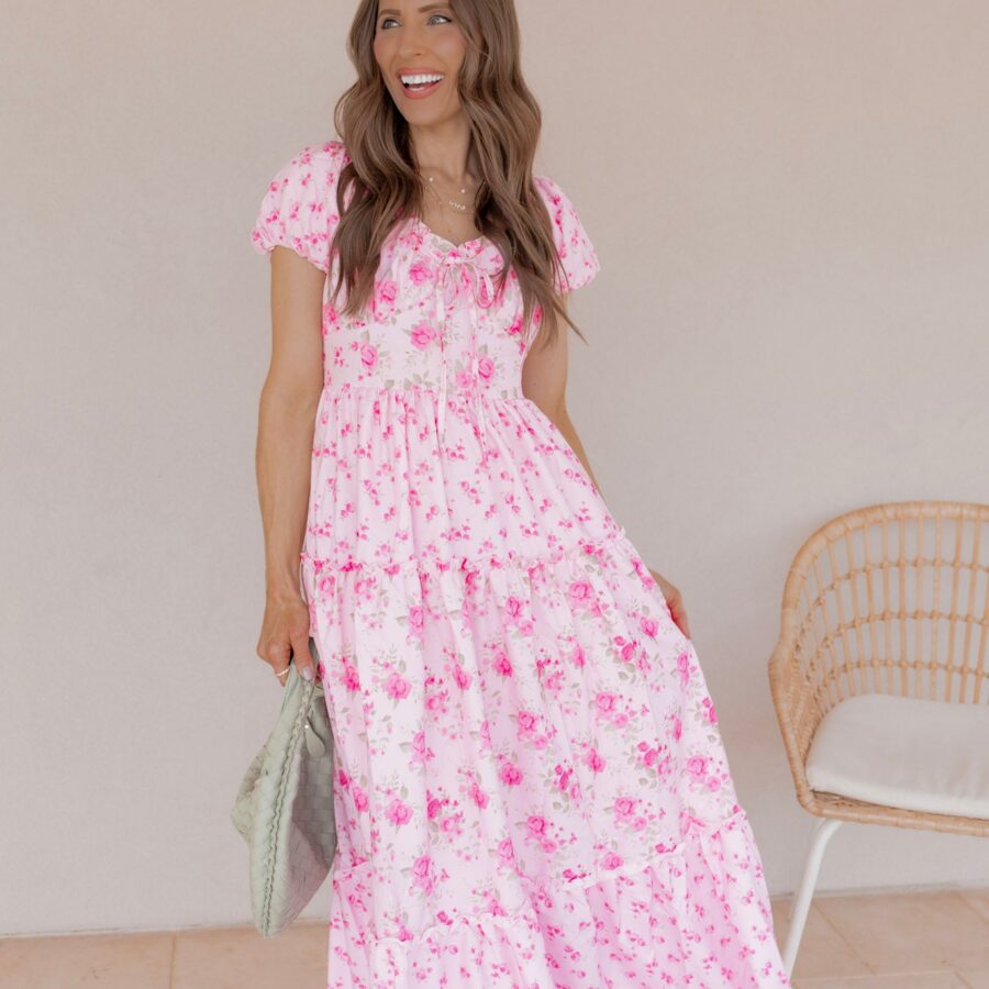 Floral Smocked Maxi Dress